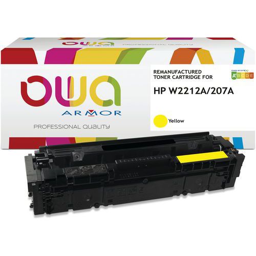 Hp W2212a Toner Remanufacturé Jaune