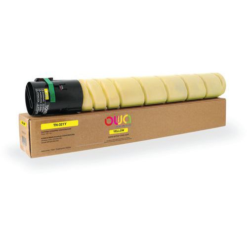 Konica Minolta Tn-321 Y Toner Remanufacturé Jaune