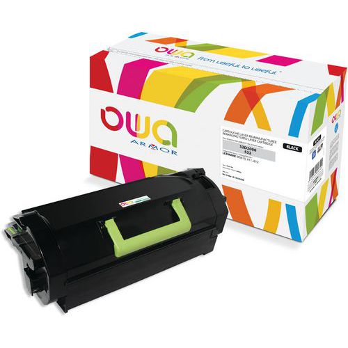 Lexmark 52d2000 Toner Remanufacturé Noir