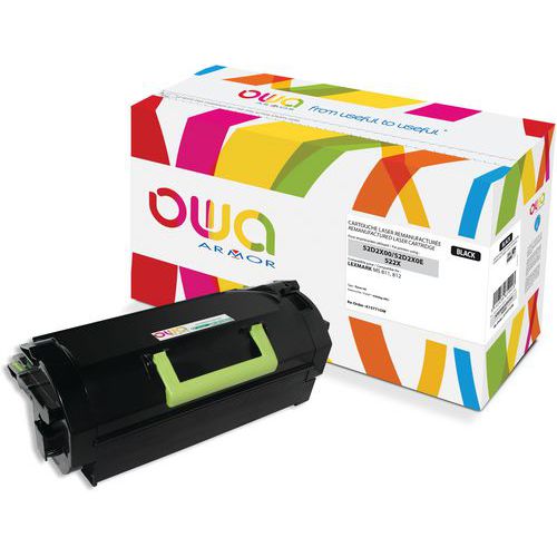 Lexmark 522x Toner Remanufacturé Haute Capacité Noir