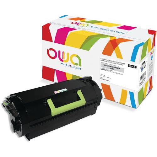 Lexmark 622x Toner Remanufacturé Haute Capacité Noir