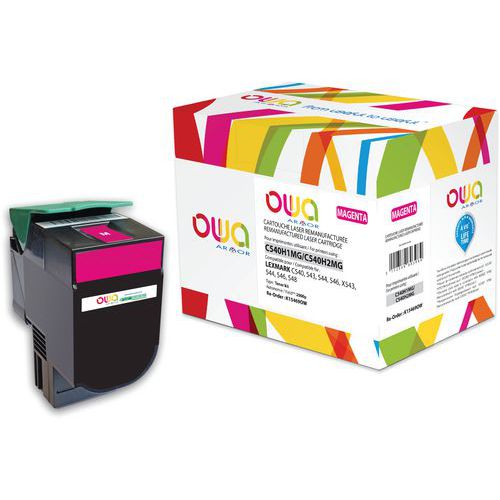 Lexmark C540ma Toner Remanufacturé Magenta