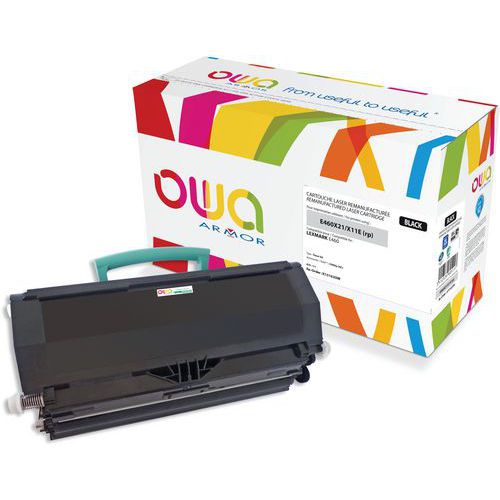 Lexmark E460 Toner Remanufacturé Haute Capacité Noir