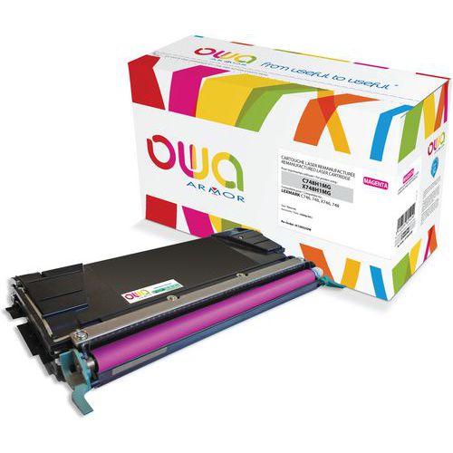 Lexmark X748 Toner Remanufacturé Haute Capacité Magenta