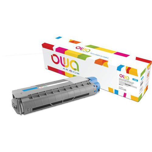 Oki C610 Toner Remanufacturé Cyan