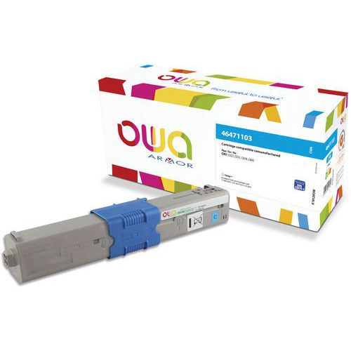 Oki C823 Toner Remanufacturé Cyan