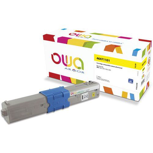 Oki C823 Toner Remanufacturé Jaune