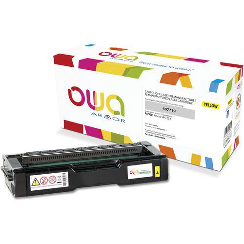 Ricoh Spc252 Toner Remanufacturé Haute Capacité Jaune