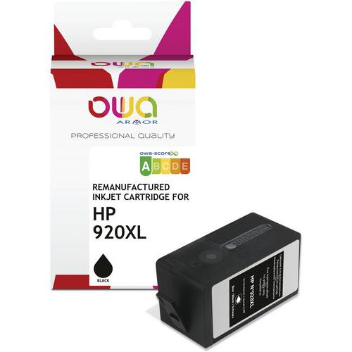 Cartouche d'encre remanufacturée HP 920XL - OWA Cartouche d'encre remanufacturée HP 920XL - OWA