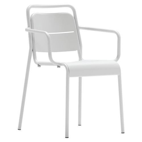 Fauteuils Alma Métal Outdoor - Blanc