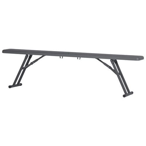 Banc Pliant Oktober 175 - 175 Cm Gris Foncé