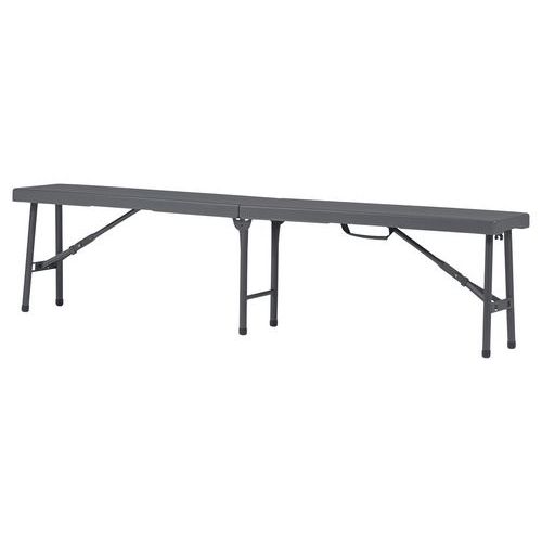 Banc Pliant Sharpbench - 184 Cm - Gris Bleuté