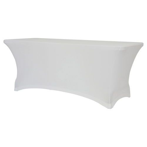 Housse Stretch Pour Table L120 - Blanc