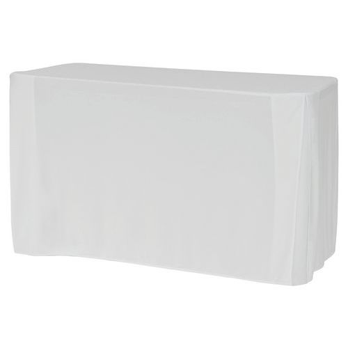 Housse Droite Pour Table L120 - Blanc