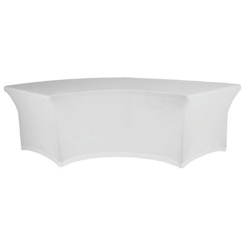 Housse Stretch Pour Table Xl Moon - Blanc