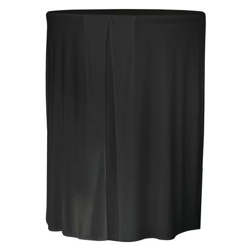 Housse Droite Pour Table Cocktail 80 - Noir