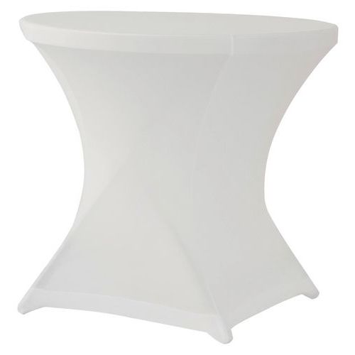 Housse Stretch Pour Table Praxis 80 - Blanc