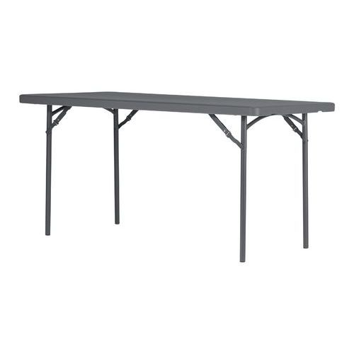 Table Pliante Xl150 - 152 X 76 Cm -gris Bleuté