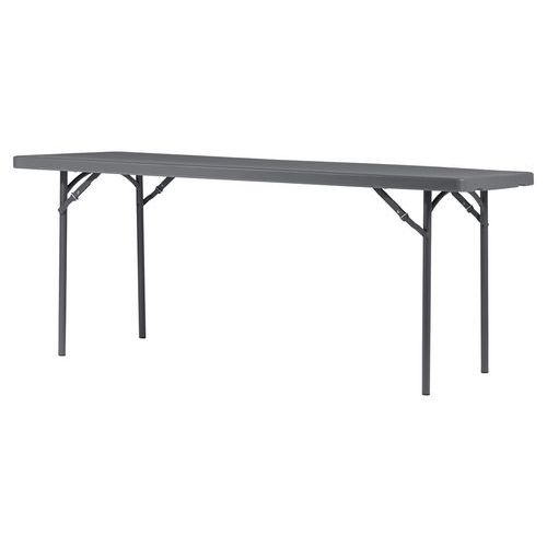 Table Pliante Xl180 - 183 X 76 Cm - Gris Bleuté
