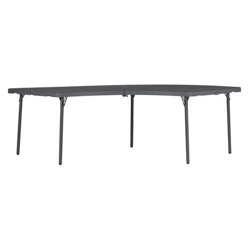 Table Pliante Xxl Moon 253 X 91 Cm - Gris Bleuté