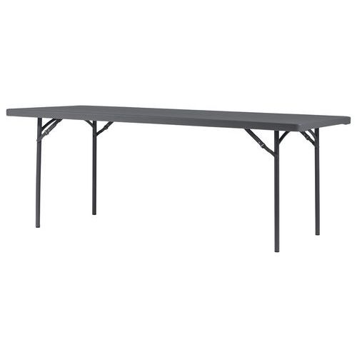 Table Pliante Xxl 200 - 198 X 91 Cm - Gris Bleuté