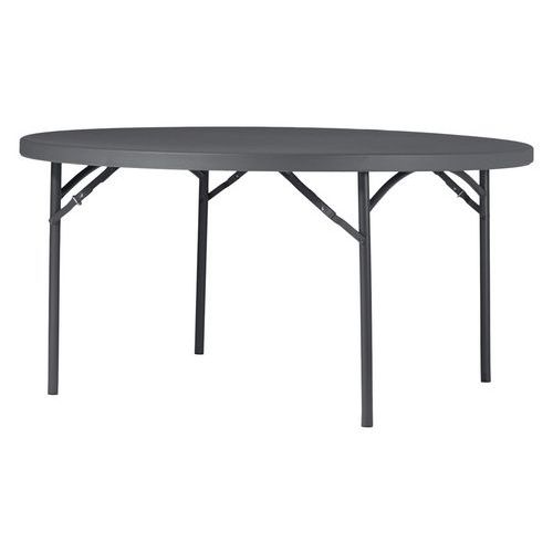 Table Pliante Planet 150 - Ã˜ 150 Cm - Gris Bleuté