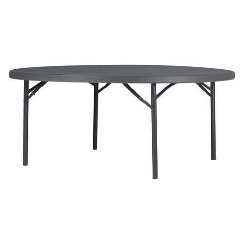 Table Pliante Planet 180 - Ã˜ 180 Cm - Gris Bleuté