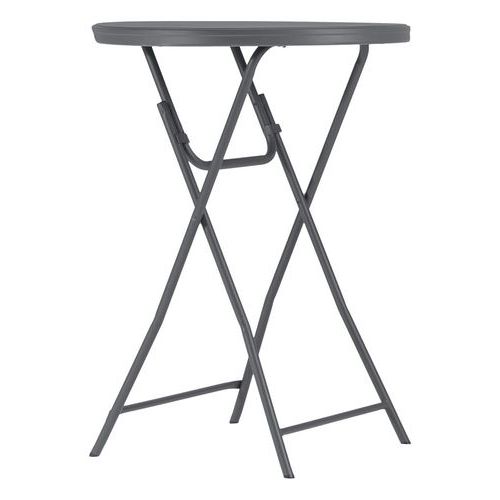 Mange Debout Pliant Cocktail 80 - Ø 81 Cm - Gris Bleuté
