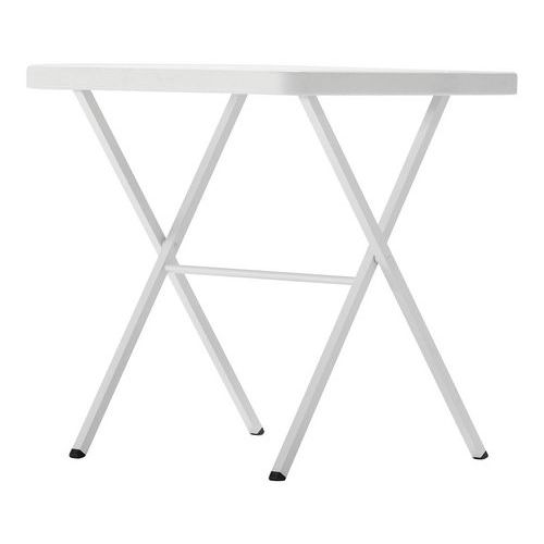 Table Pliante Bistrot 70 - 68 X 68 Cm - Blanc