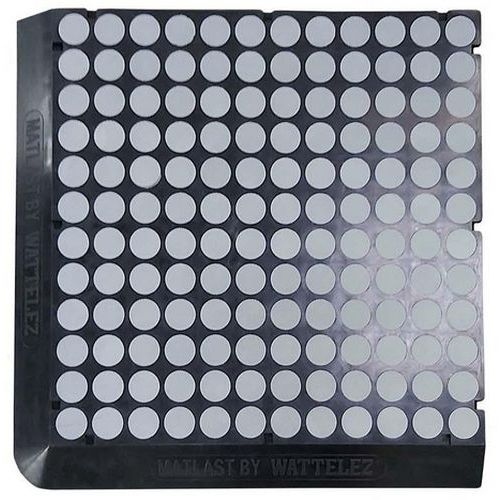 Matlast Classe Feu M1 - 555x555 Cm Pastille Grise 2 Bords