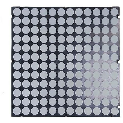 Matlast Classe Feu M1 - 50x50 Cm Pastille Grise Sans Bord