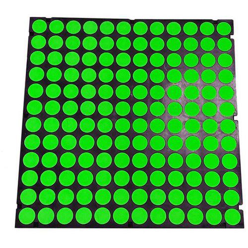 Matlast Classe Feu M1 - 50x50 Cm Pastille Verte Sans Bord
