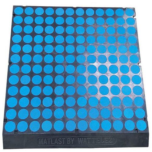 Matlast Classe Feu M1 - 555x50 Cm - Pastille Bleue 1 Bord