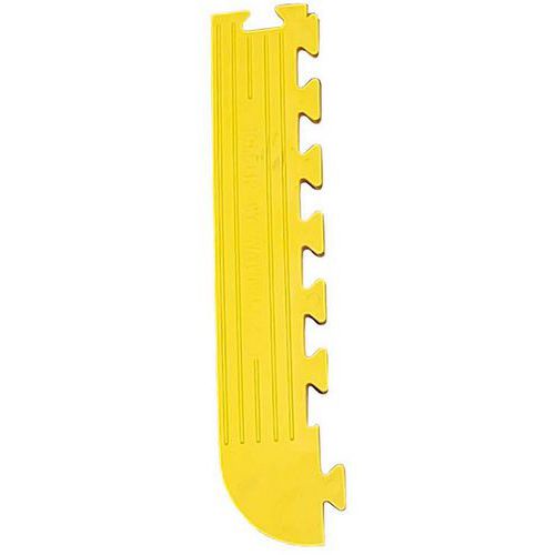 Bord Droit Avec Angle Solclip Evolution - 62 X 13 Cm - Jaune