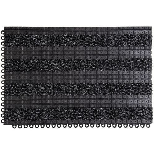Tapis Dâ€™accueil En Dalles Emboîtables - Premier Noir