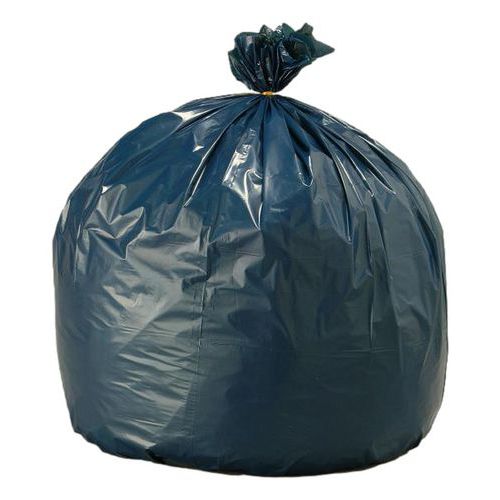 Sac Poubelle Recyclable - Déchets Légers - 110l - Noir