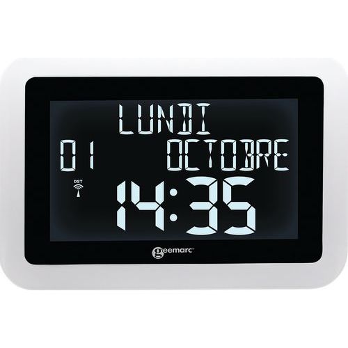 Horloge digitale avec grand affichage et rétro-éclairage Geemarc Horloge digitale avec grand affichage et rétro-éclairage Geemarc