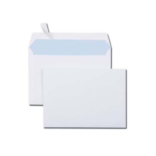 Boîte de 500 enveloppes blanches autocollantes siligom 80gr 114x162mm C6 thumbnail image 1