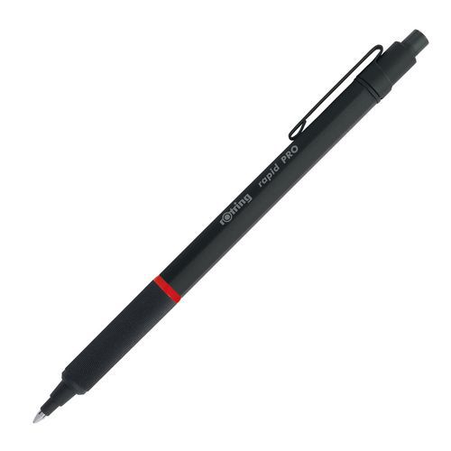 Stylo Bille RotringÂ® Rapid Pro Pointe Moyenne Noir