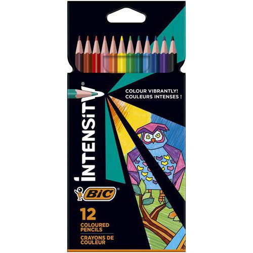 Crayon De Couleur Intensity Triangulaire Mine Douce Assortis