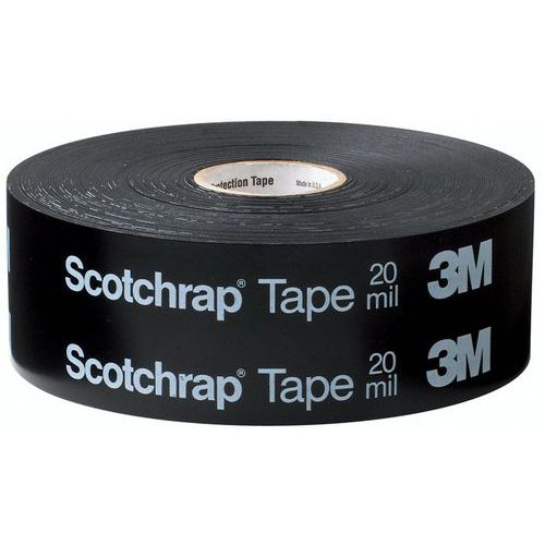 3M - Ruban anticorrosion Scotchrap 51TT - 30,4m x 25mm - Noir - Protection durable