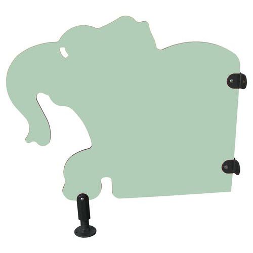 Séparation Sanitaire Enfant Éléphant Larg 75 X Haut 73 Cm Lagon