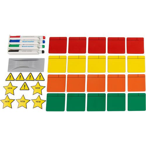 Kit de démarrage de gestion visuelle pour tableau scrum - Smit Visual Kit de démarrage de gestion visuelle pour tableau scrum - Smit Visual