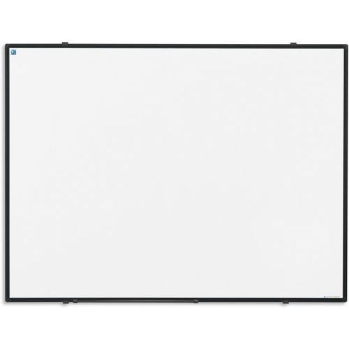 Tableau Blanc Softline Cadre Noir Ã‰maillé Blanc-100x200 Cm