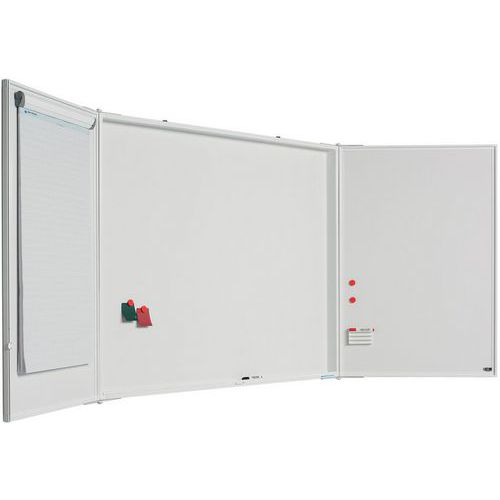 Armoire Émaillé Mat/blanc Cadre Blanc-120x190 Cm