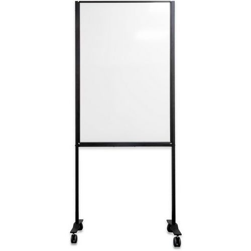 Tableau Travail Mobile Émail Blanc - Smit Visual-120x75 Cm