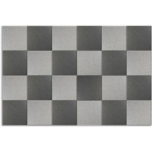 Kit Combiné 24 Dallesfeutre Pet Acoustique Gris-30x30 Cm