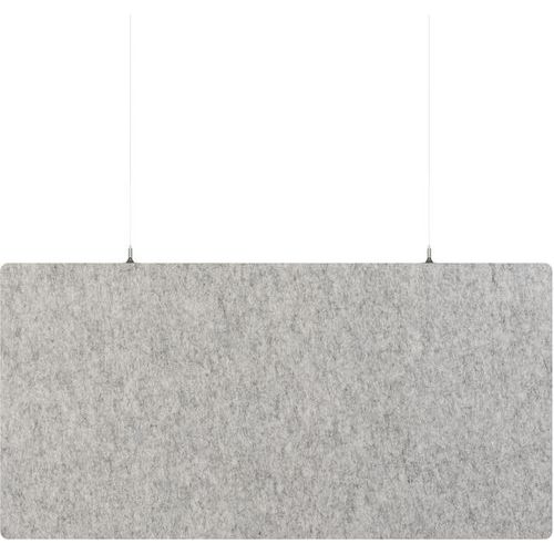 Panneau Plafond Feutre Pet Acoustique Gris Clair