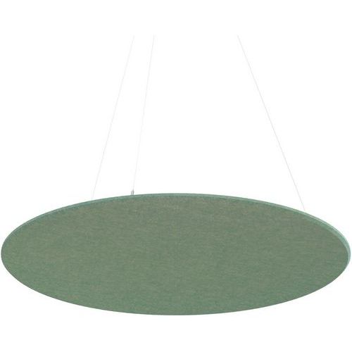 Panneau Plafond Rond Feutre Pet Acoustique Vert Pétrole