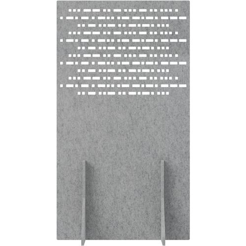 Mur de séparation acoustique en feutre PET gris clair - Smit Visual Mur de séparation acoustique en feutre PET gris clair - Smit Visual